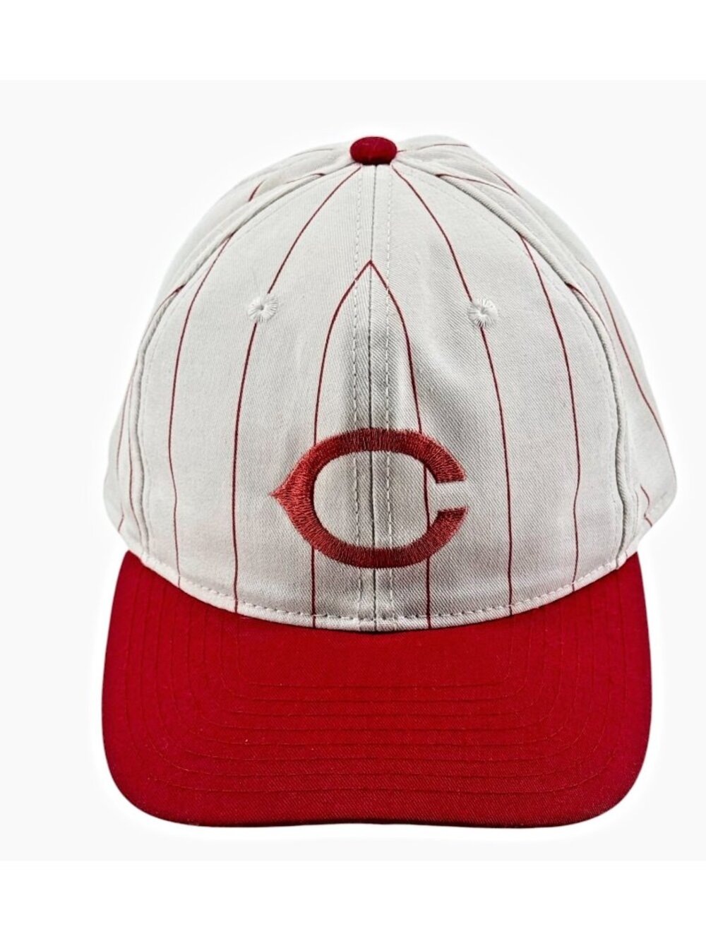 Cincinnati Reds Cap Snapback MLB Baseball Pinstripe Mens 90s Twins Enterprise